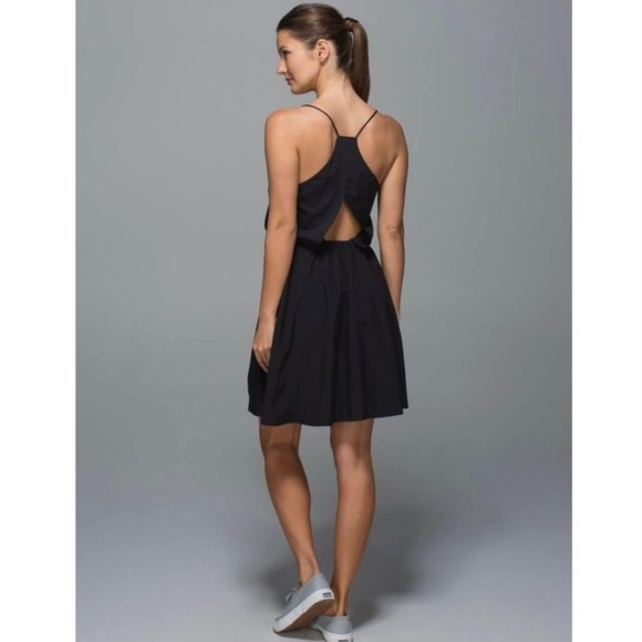 Lululemon Black City Summer Dress Sz. 4 - Picture 2 of 6